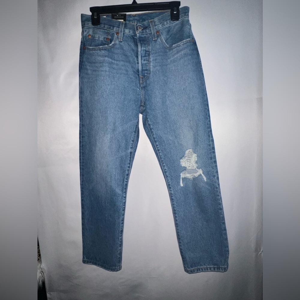 Levis 501 Cropped Jeans (26x26)